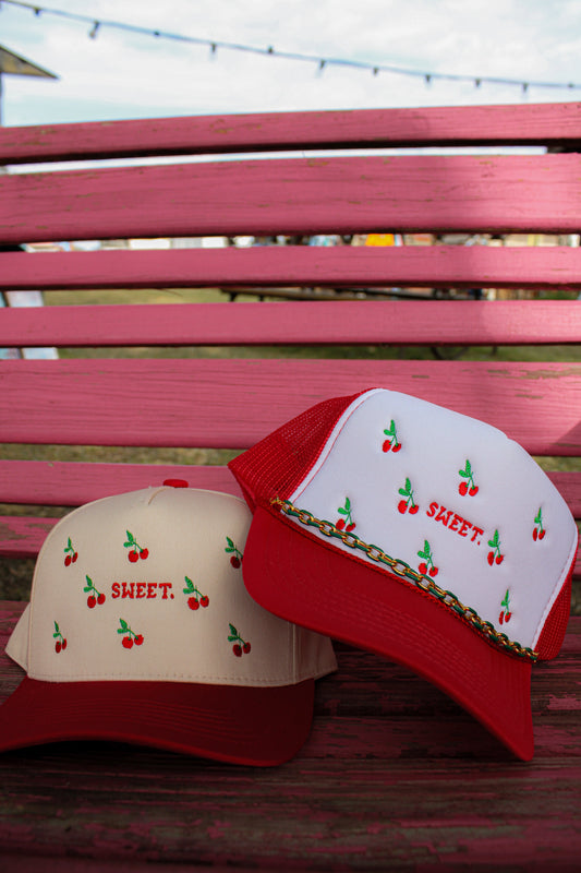 SWEET WITH CHERRIES HAT
