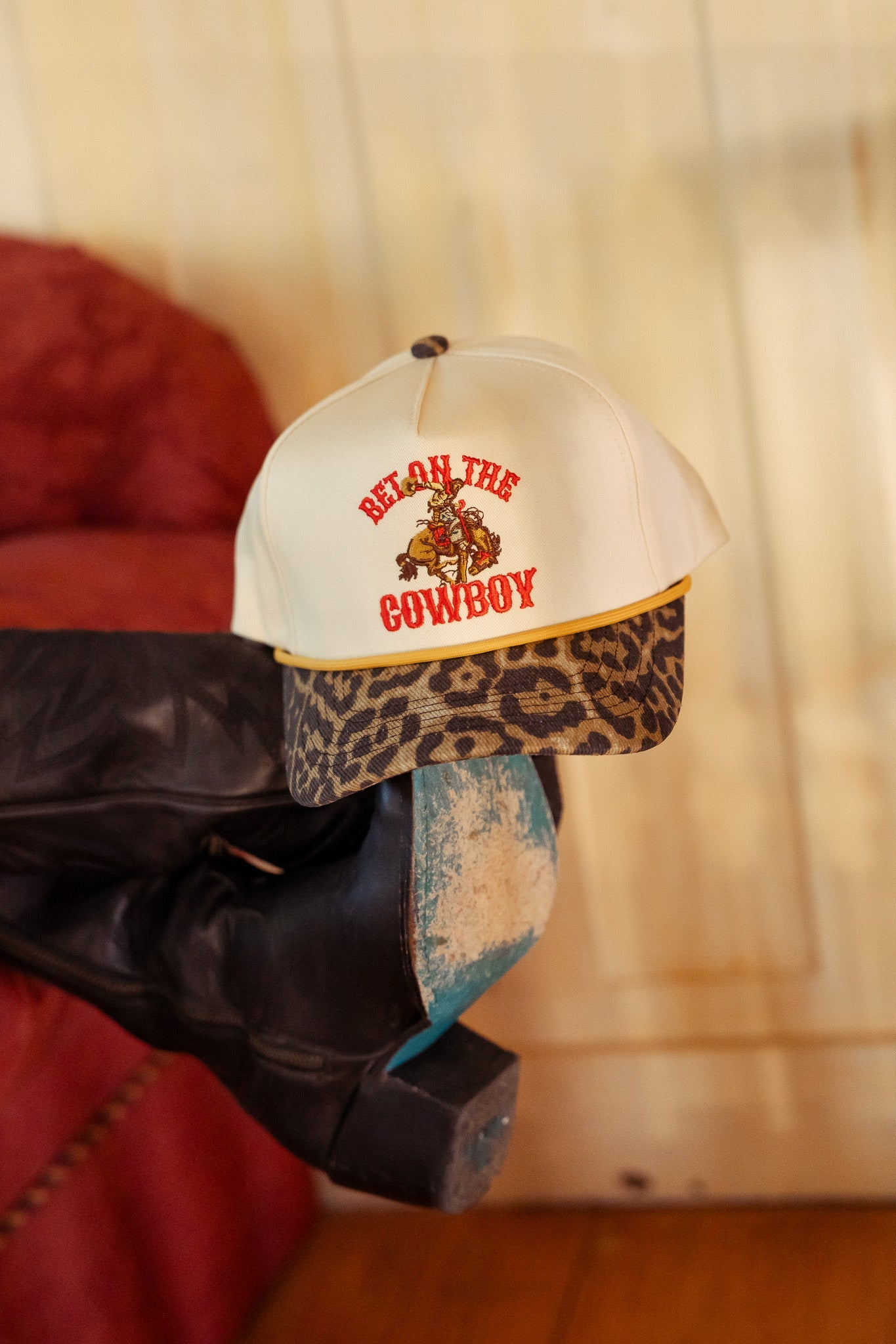 BET ON THE COWBOY CANVAS CAP