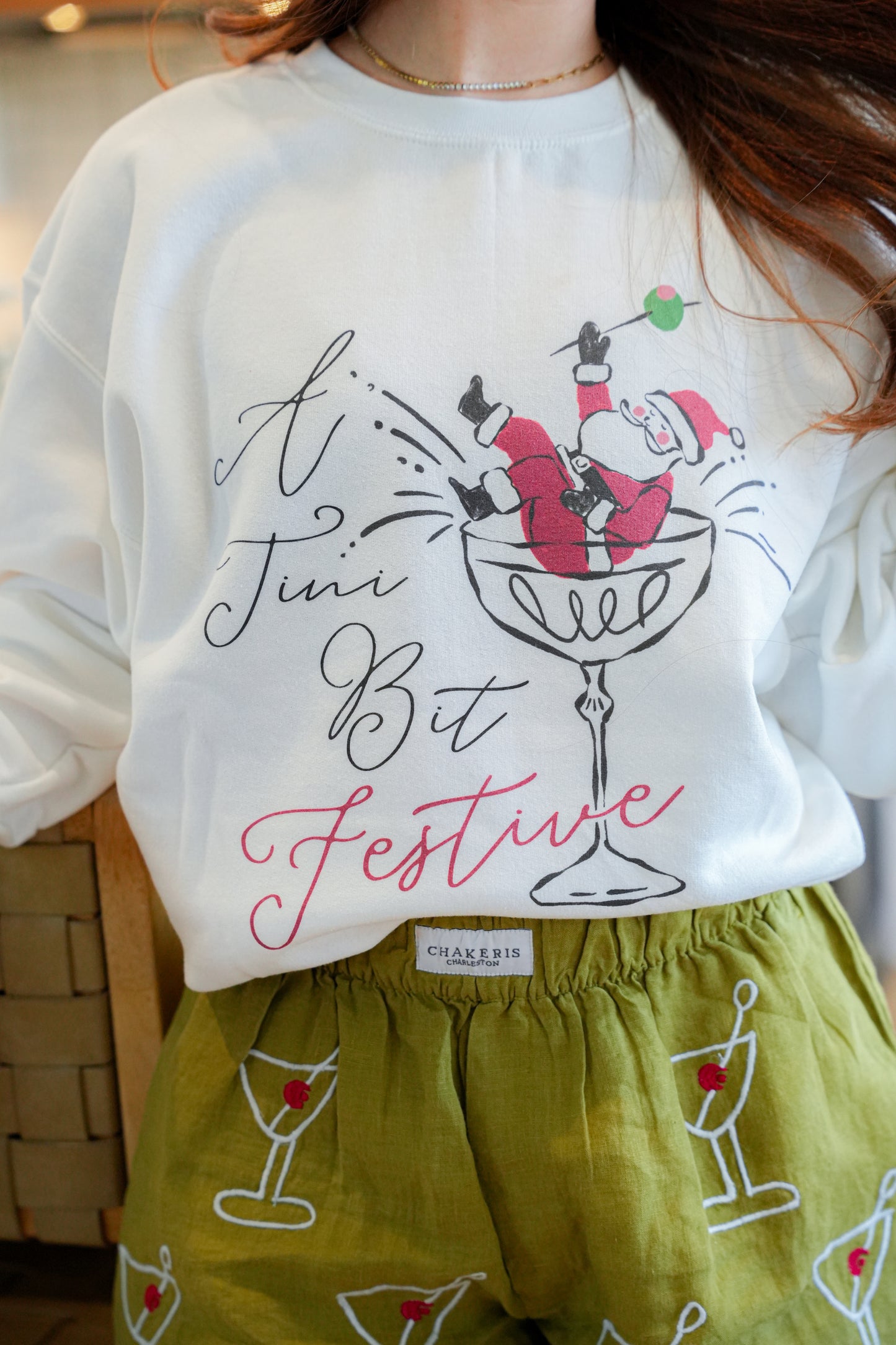 A TINI BIT FESTIVE TEE