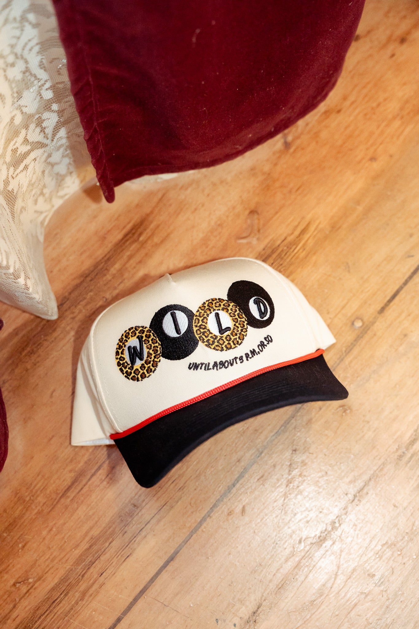 A LITTLE WILD CANVAS CAP