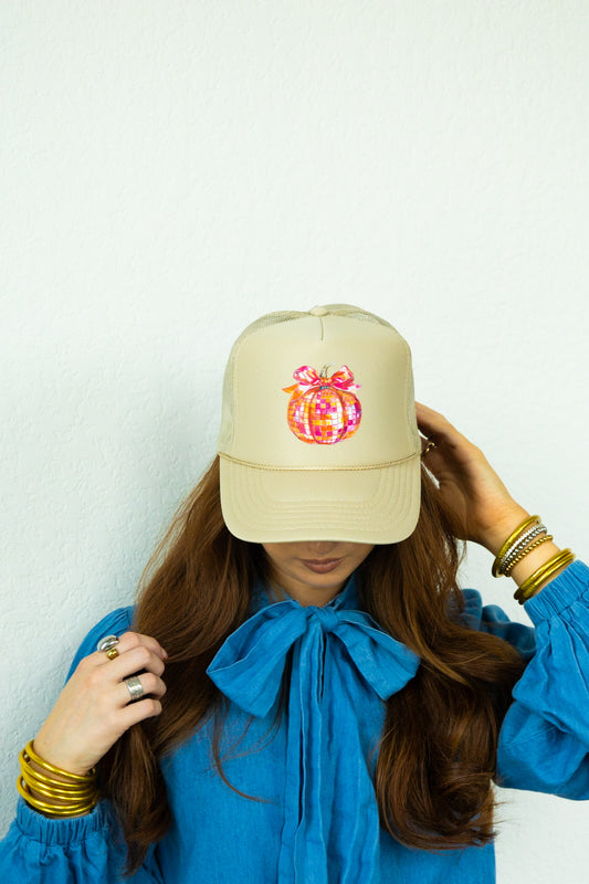 PUMPKIN SPICE TRUCKER HAT
