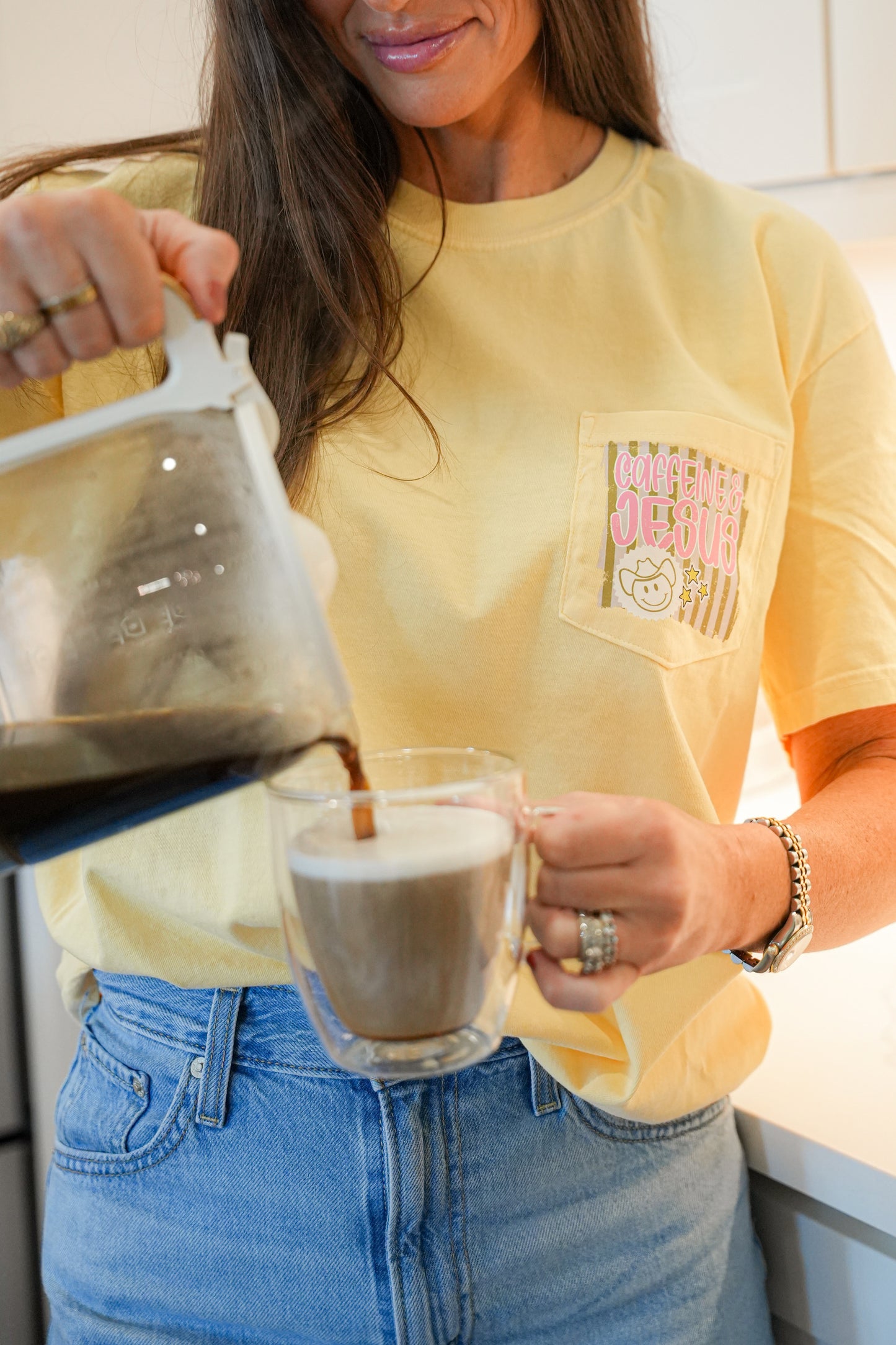 CAFFEINE & JESUS TEE