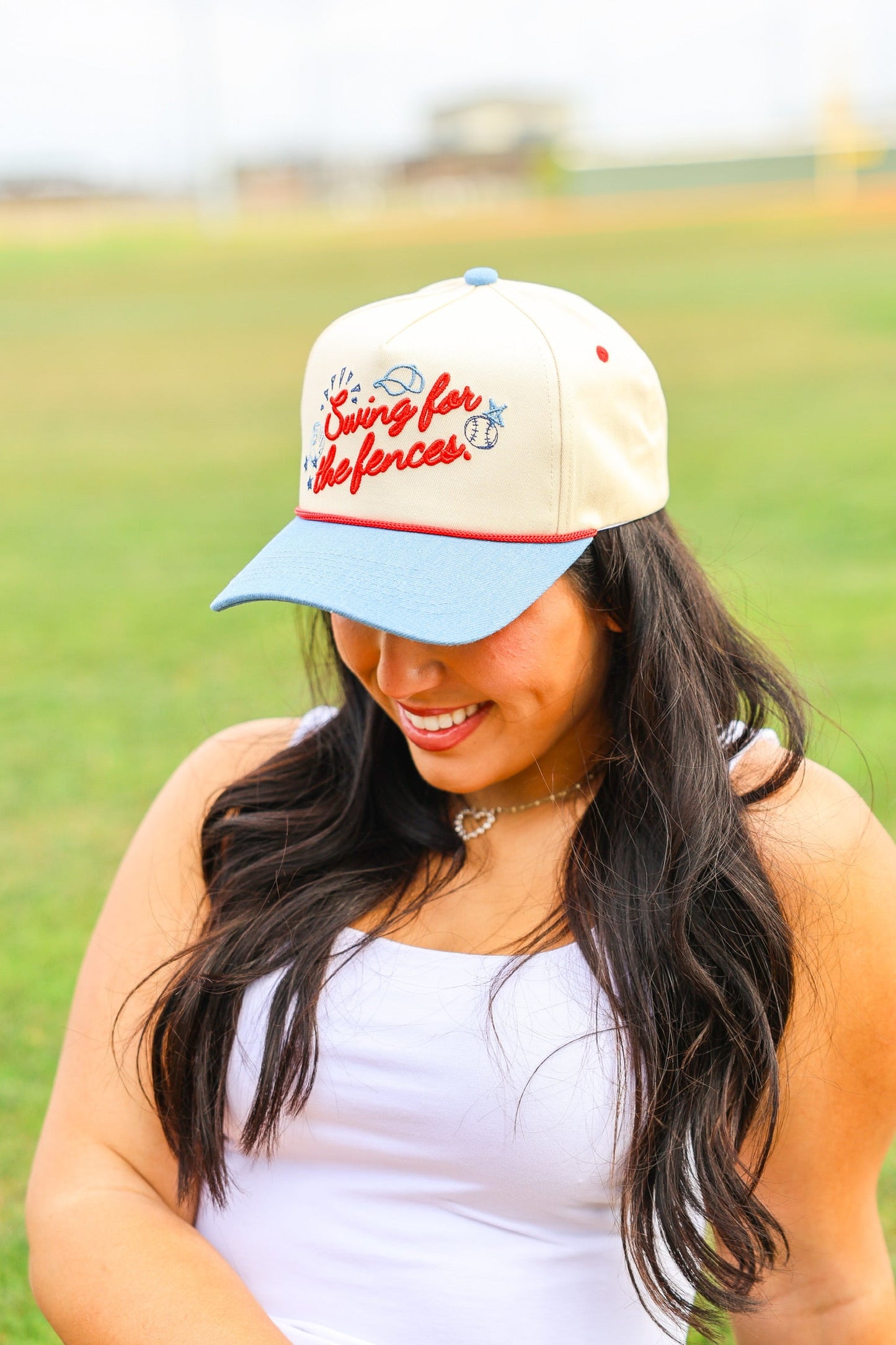 SWING FOR THE FENCES CANVAS CAP