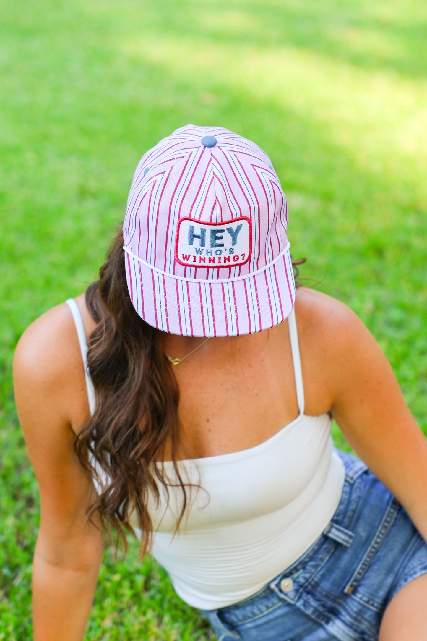 WHO’S WINNING CANVAS CAP