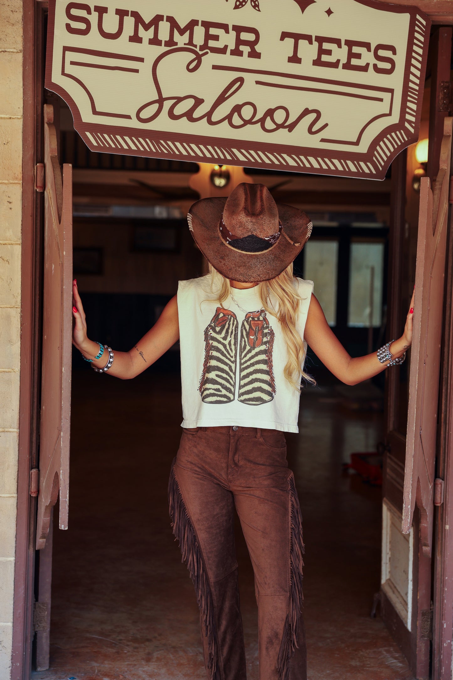 ZEBRA CHAPS (NEUTRAL) TANK | TEE