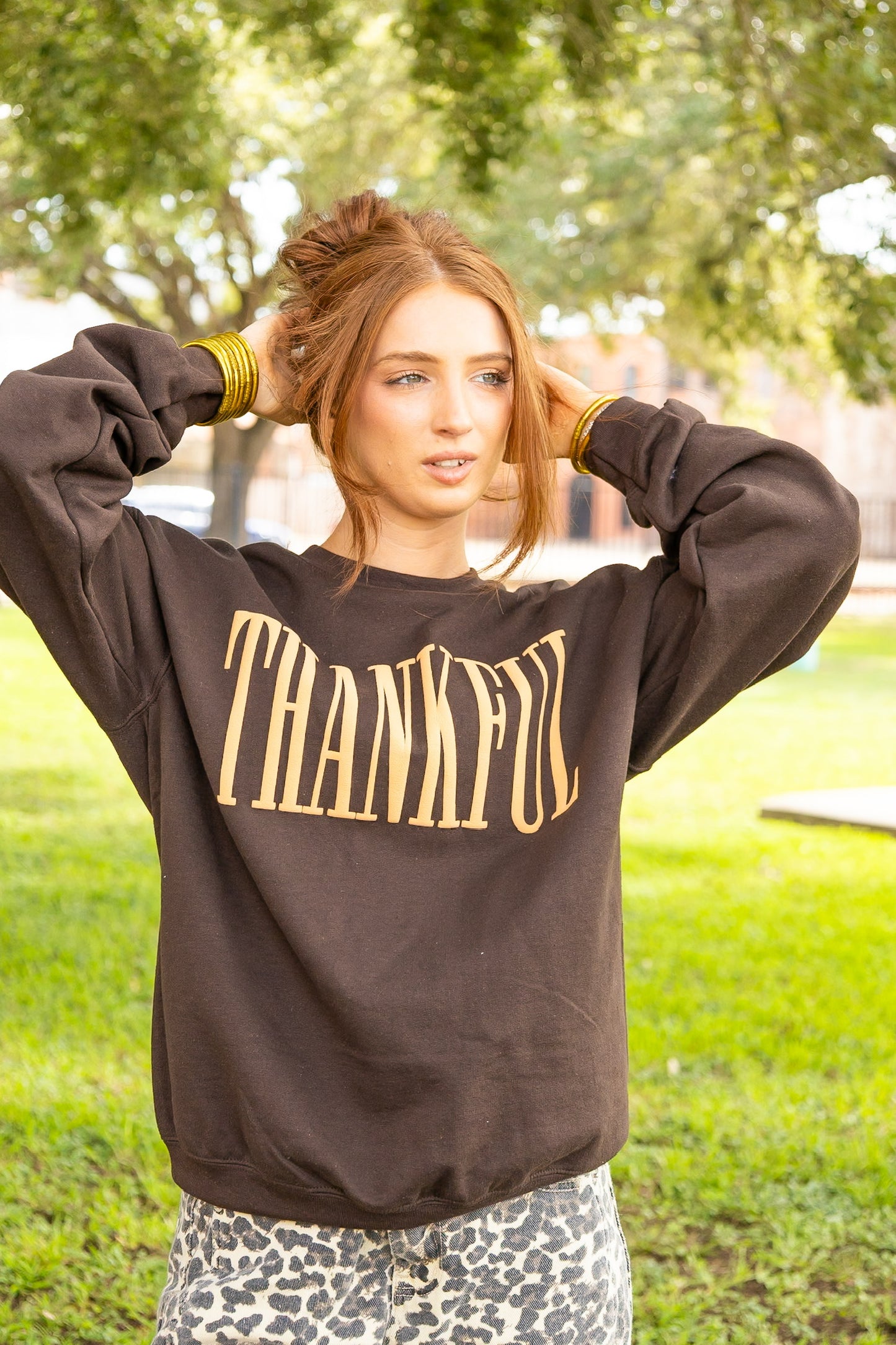 THANKFUL PUFF TEE