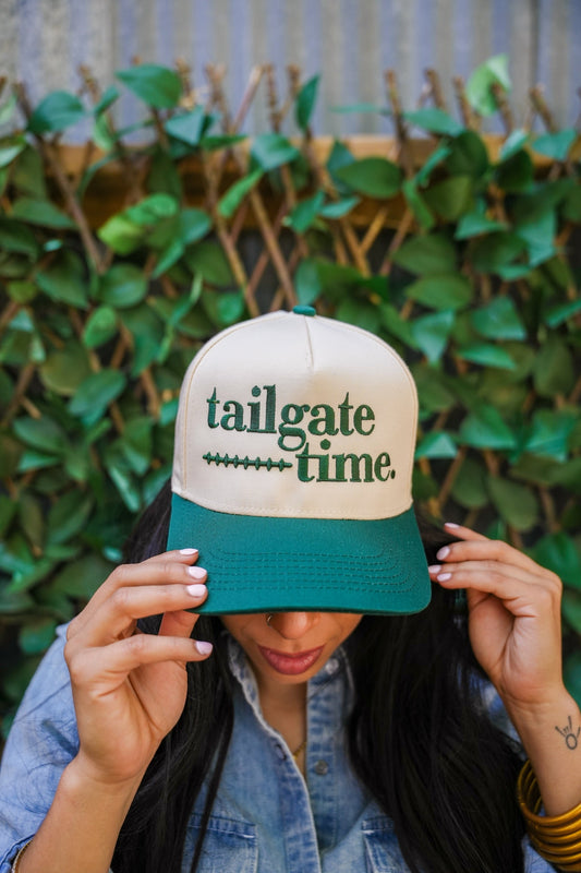 TAILGATE TIME CANVAS CAP
