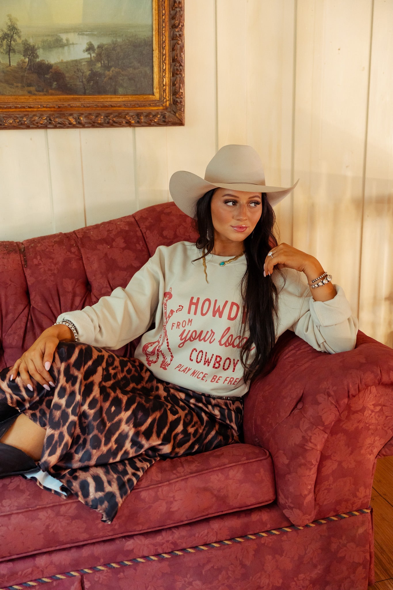 HOWDY FROM YOUR LOCAL COWBOY TEE | TANK | CREWNECK