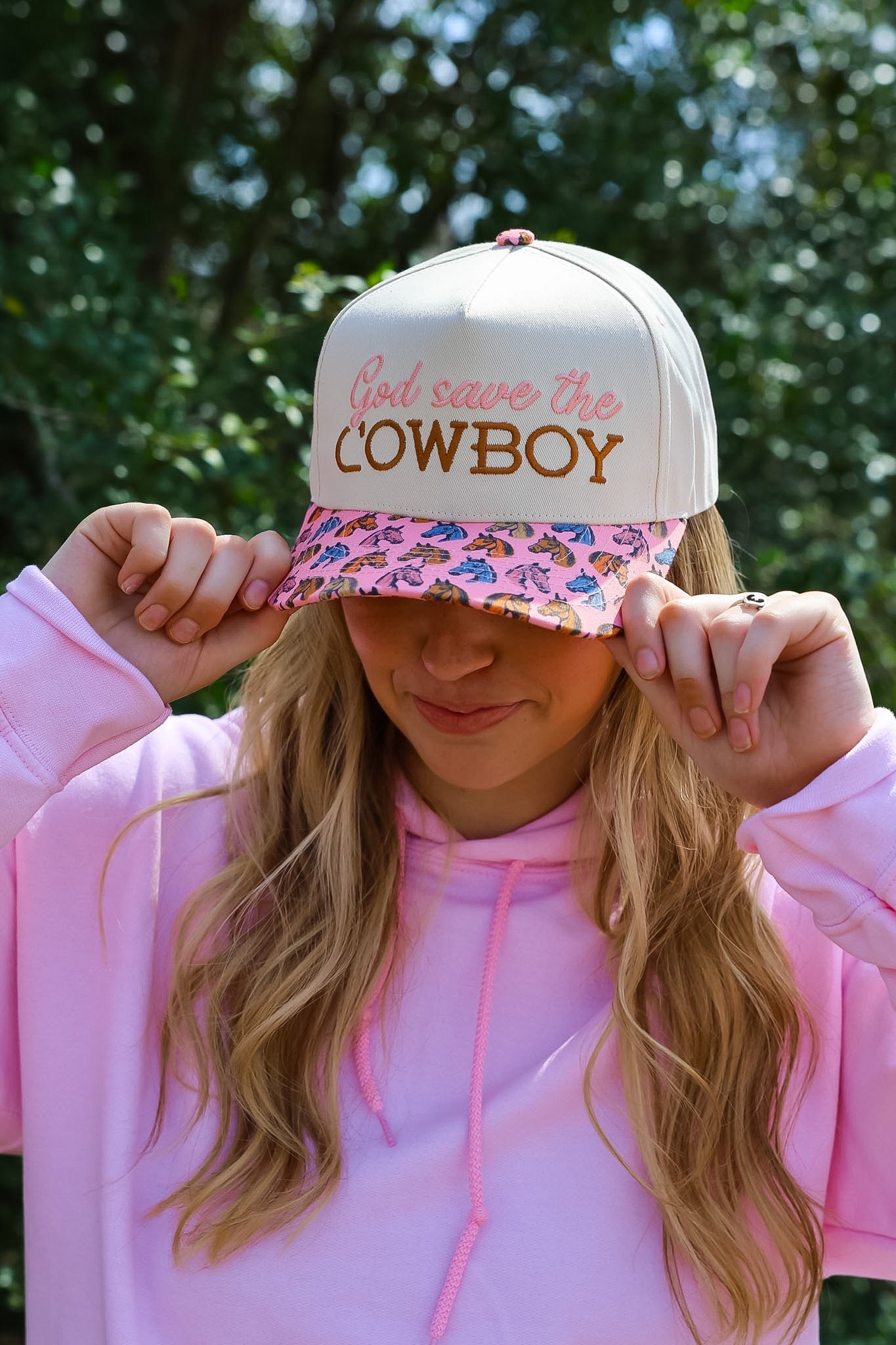 GOD SAVE THE COWBOY CANVAS CAP