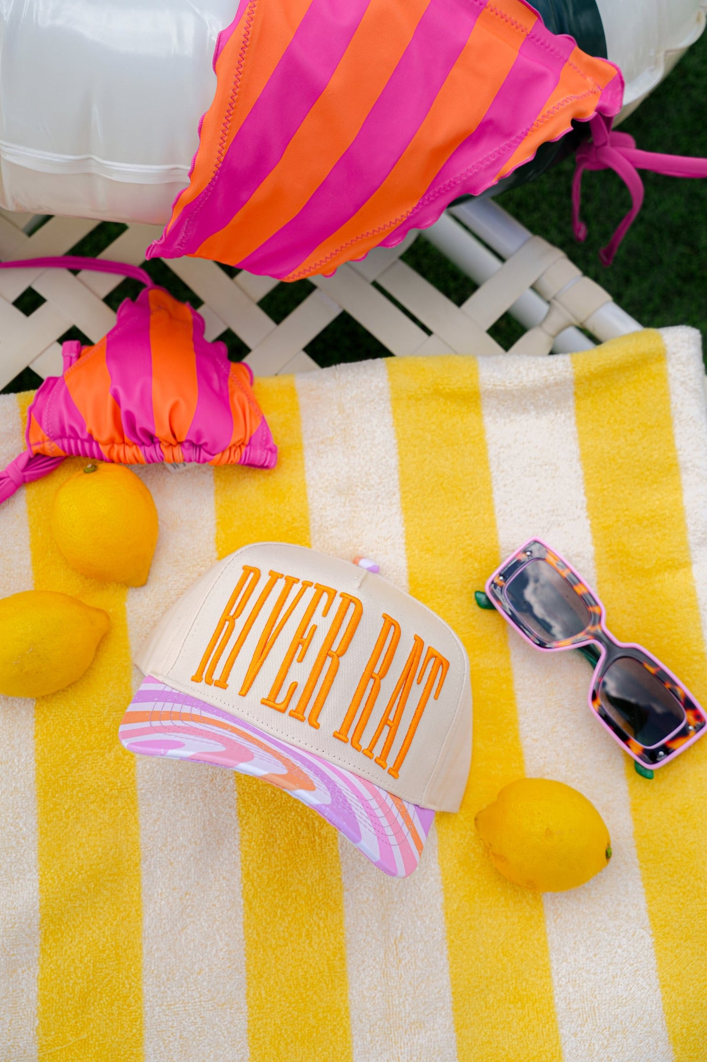 RIVER RAT TRUCKER HAT | CANVAS CAP