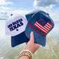 God Bless Texas Embroidered Cap