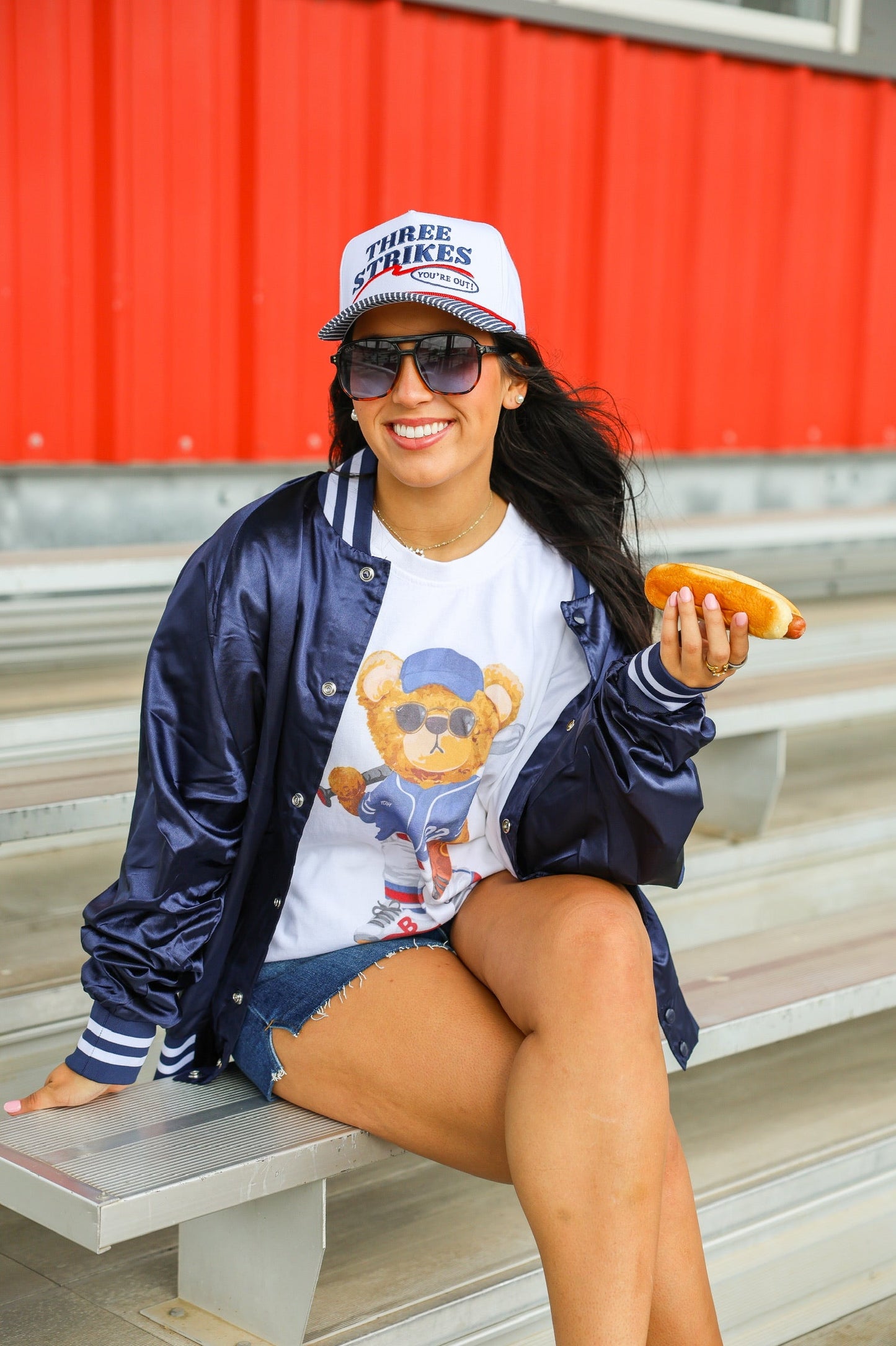 BASEBALL TEDDY TEE