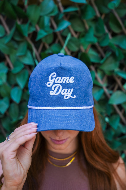 DENIM GAME DAY CANVAS CAP