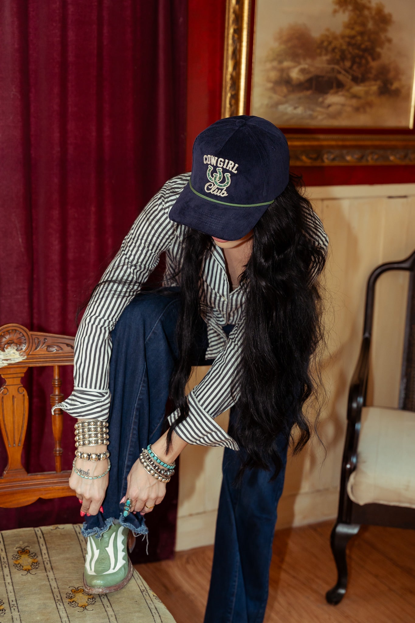 COWGIRL CLUB CANVAS CAP