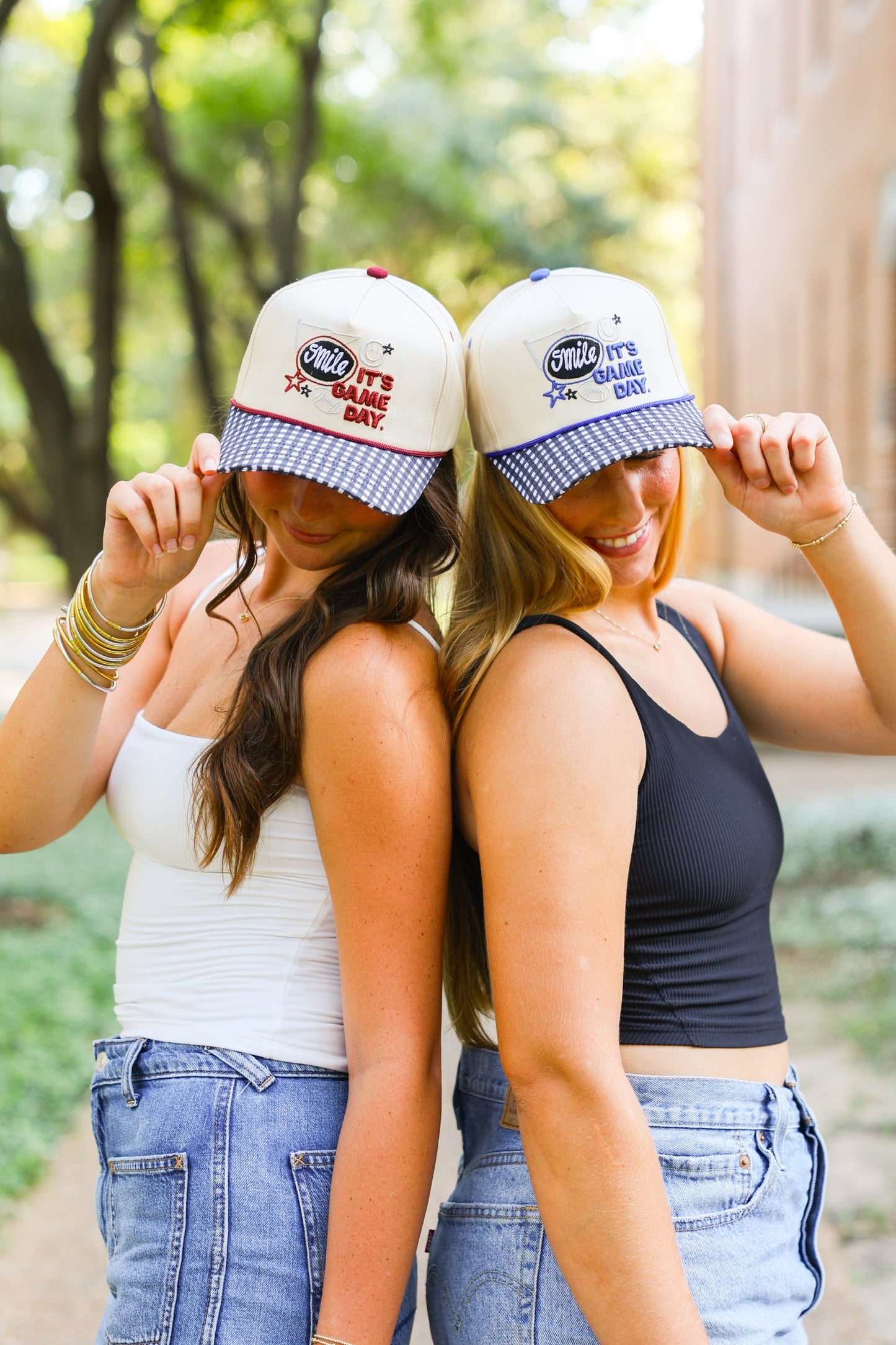 SMILE, IT’S GAME DAY CANVAS CAP