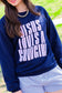 JESUS LOVES A COWGIRL TEE | CREWNECK