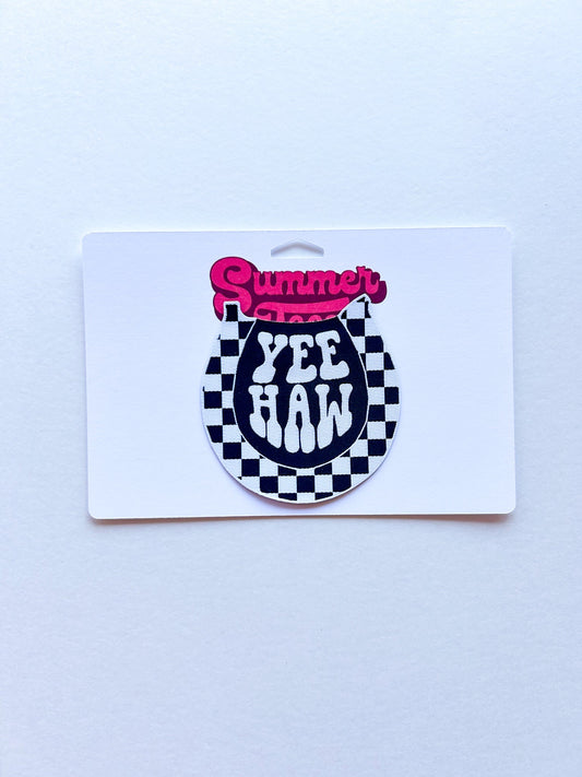 CHECKERED YEEHAW PATCH