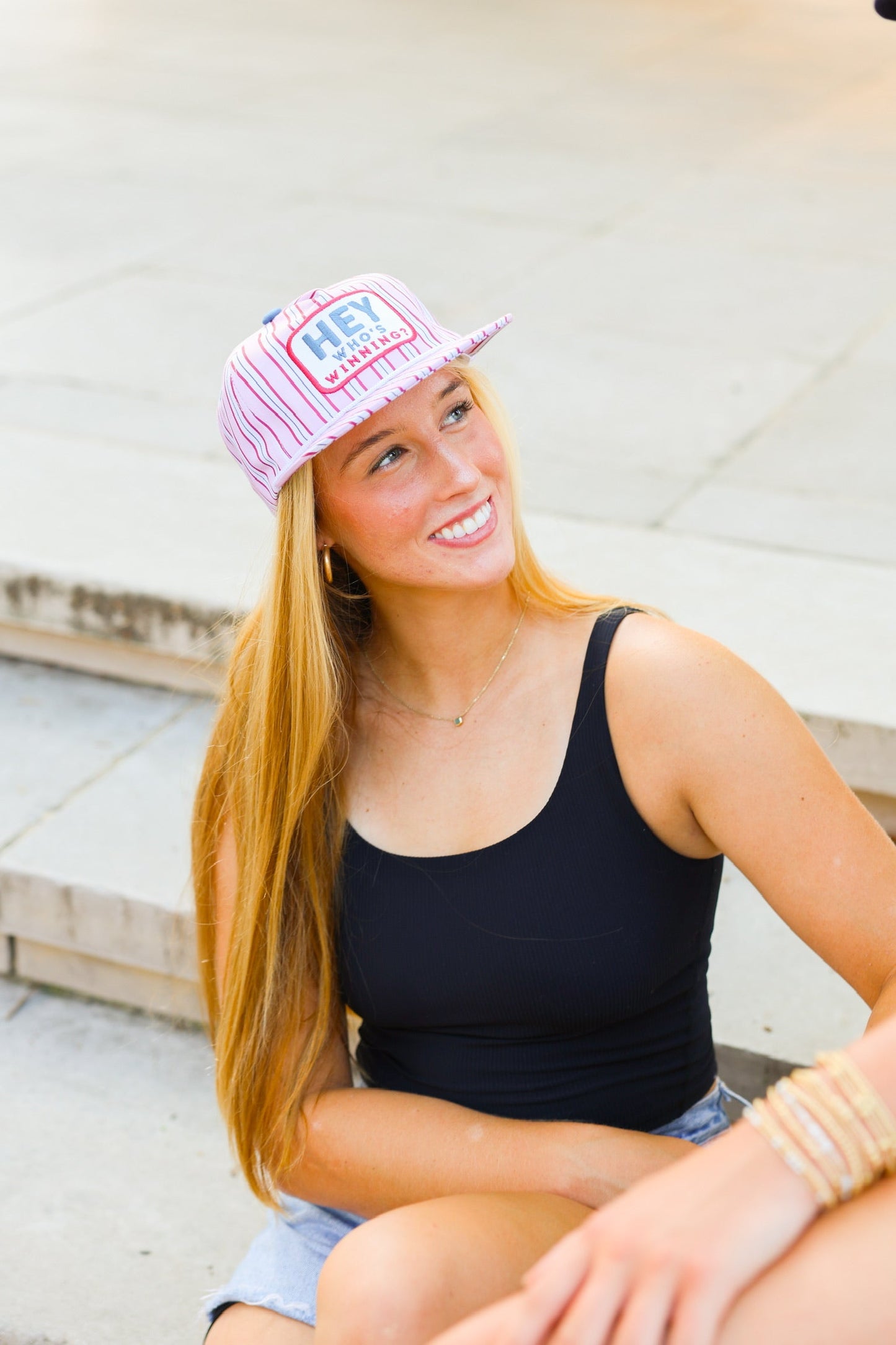 WHO’S WINNING CANVAS CAP
