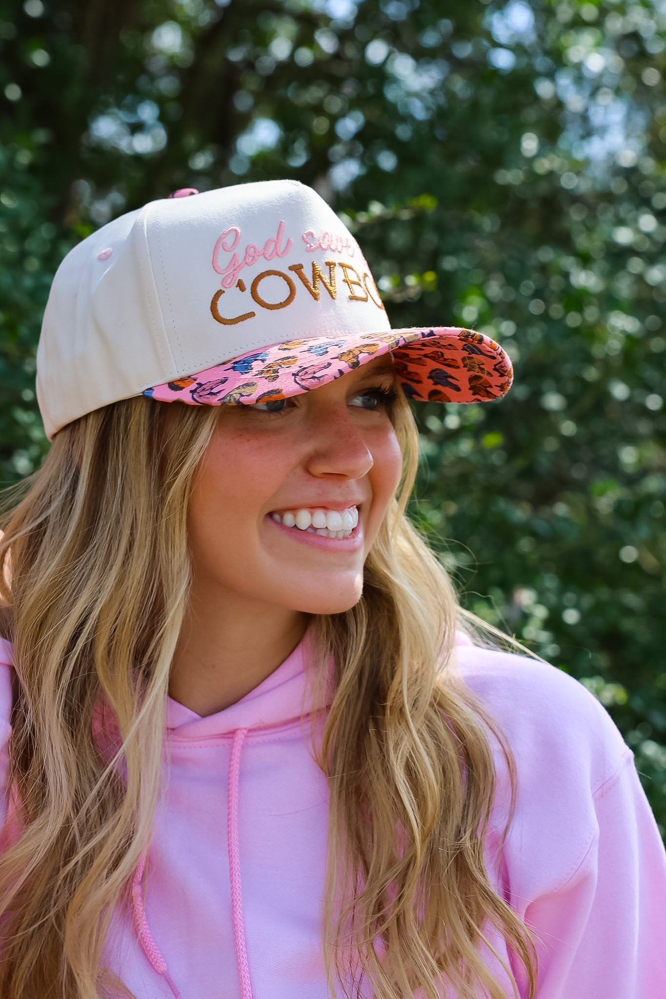 GOD SAVE THE COWBOY CANVAS CAP