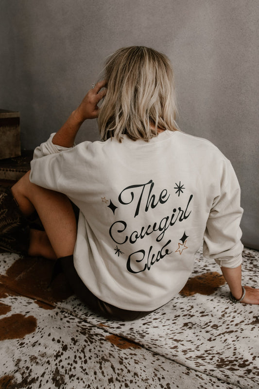 THE COWGIRL CLUB CREWNECK