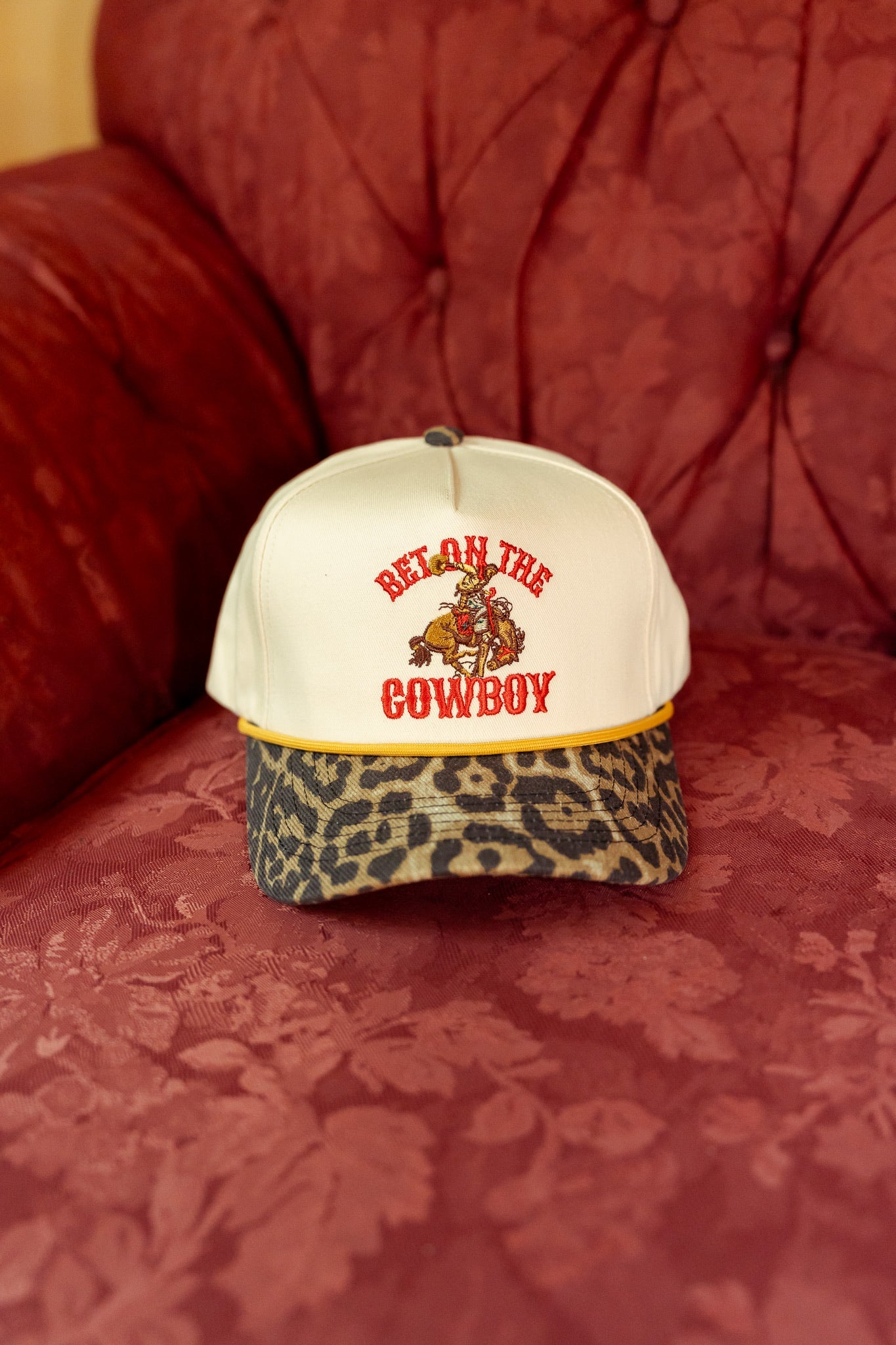 BET ON THE COWBOY CANVAS CAP