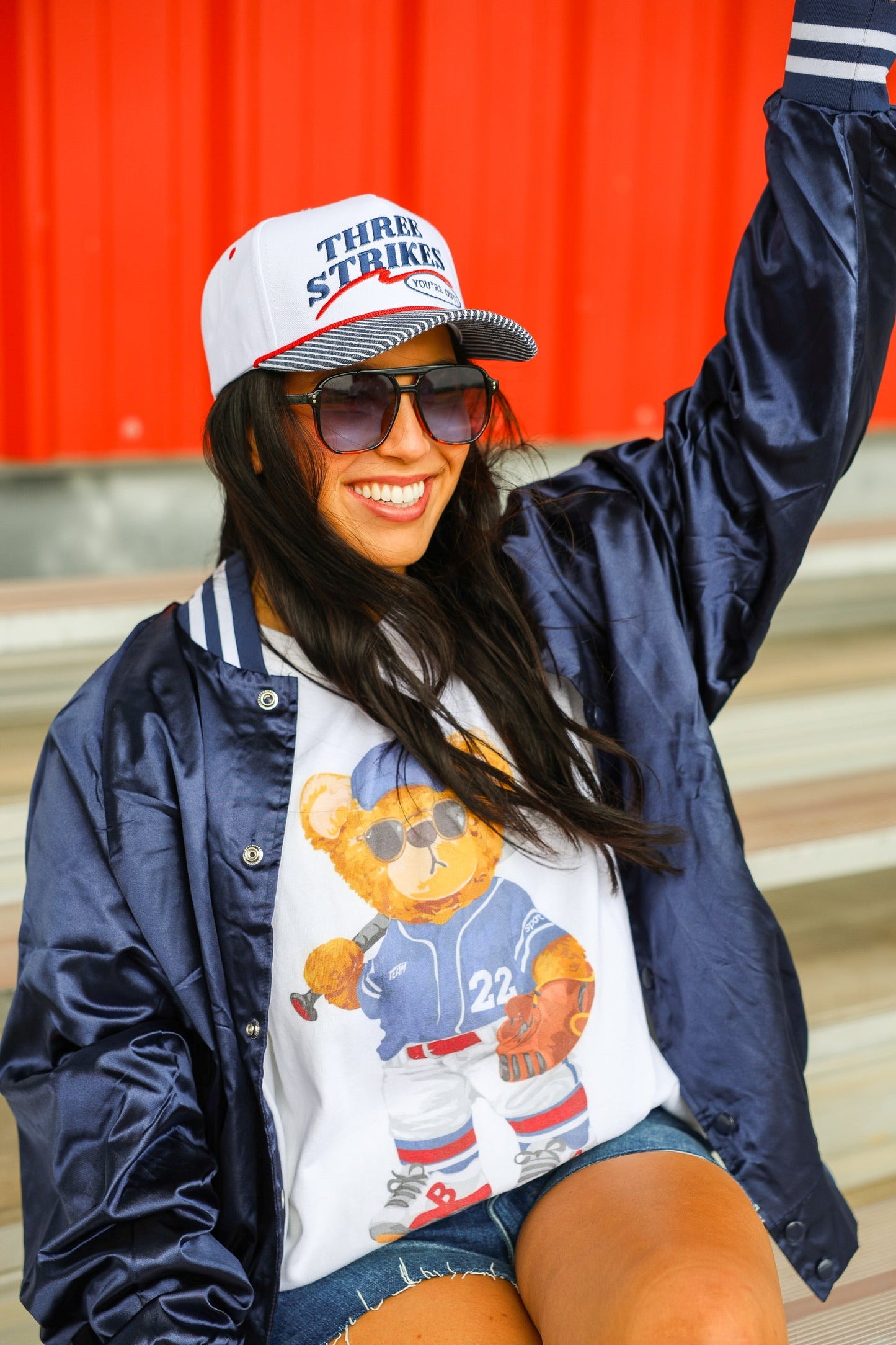 BASEBALL TEDDY TEE