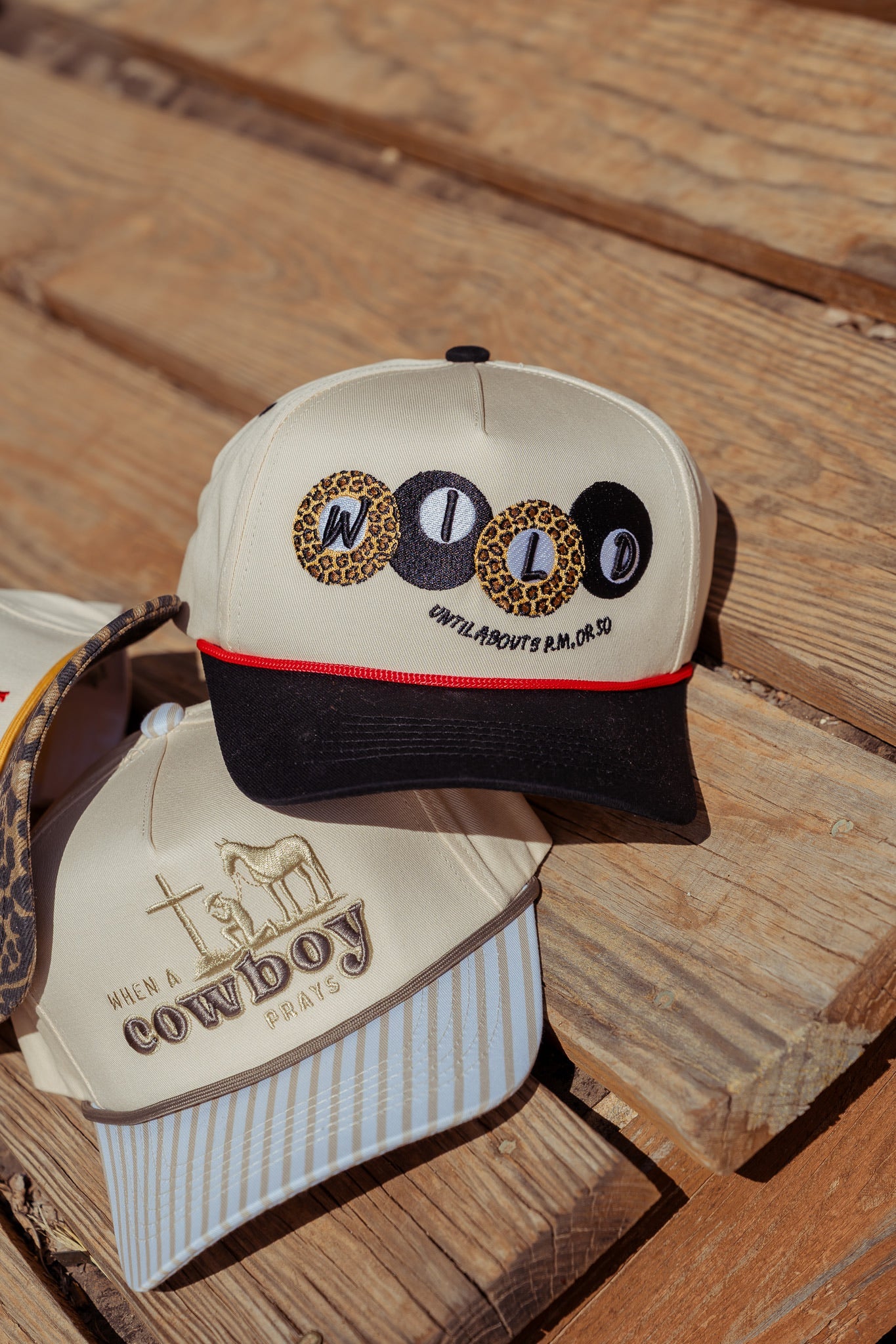 A LITTLE WILD CANVAS CAP