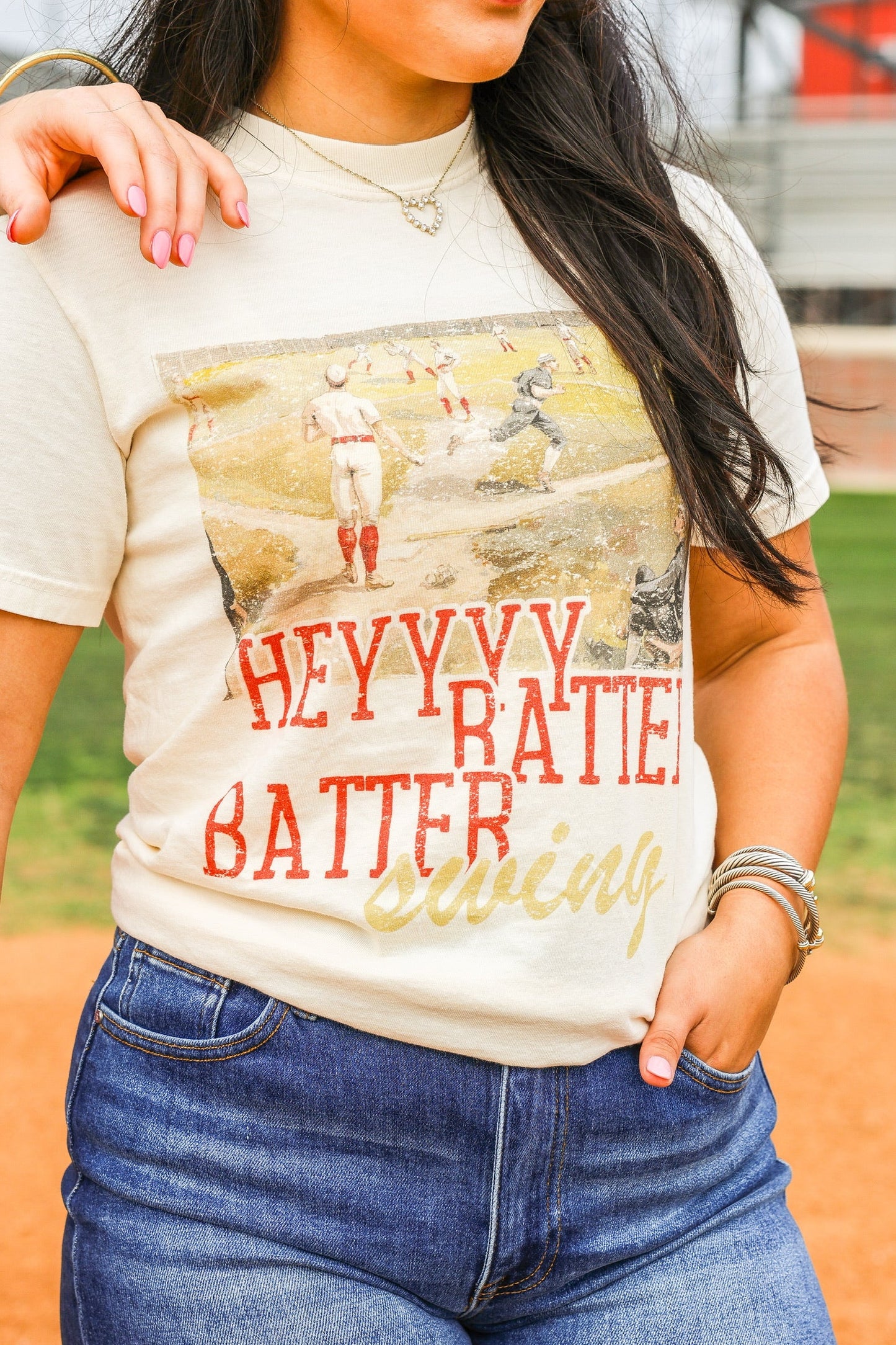 HEY BATTER BATTER TEE