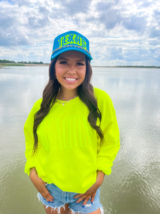 NEON TEXAS TRUCKER HAT