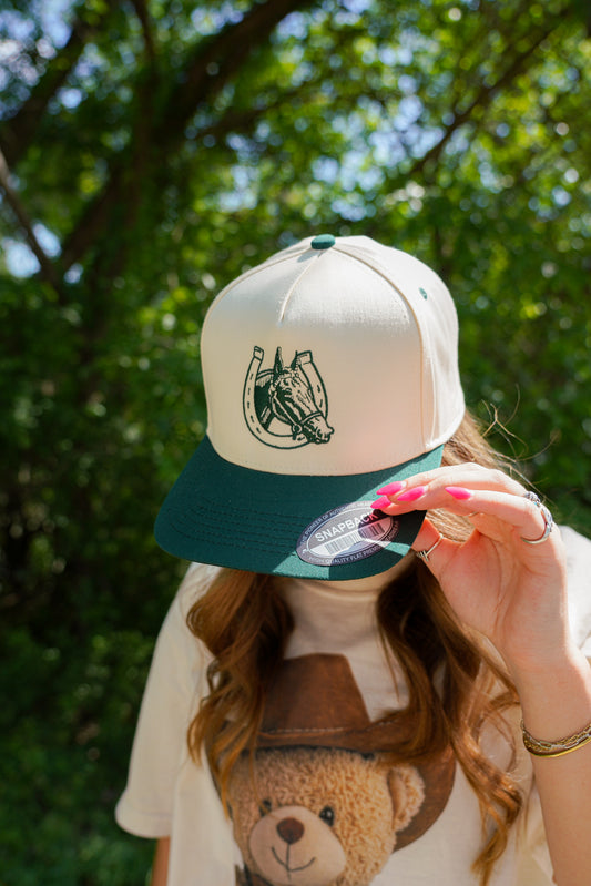 LUCKY HORSE CANVAS CAP