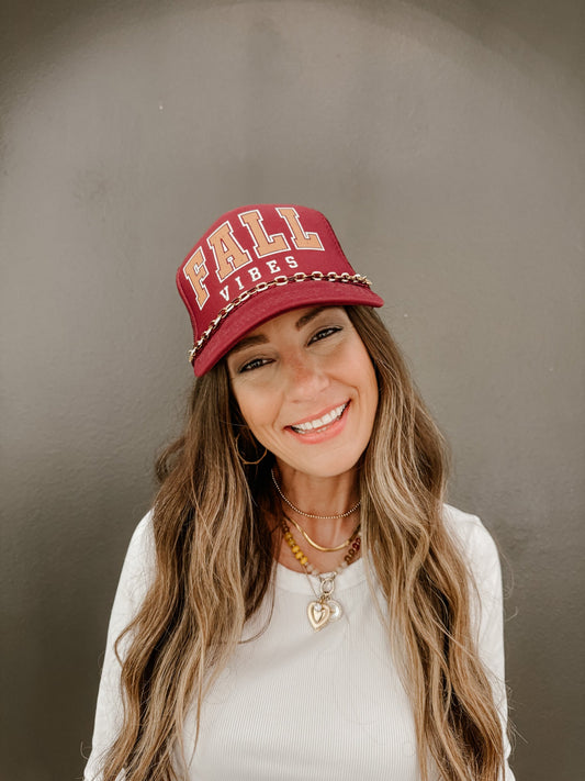 FALL VIBES TRUCKER HAT