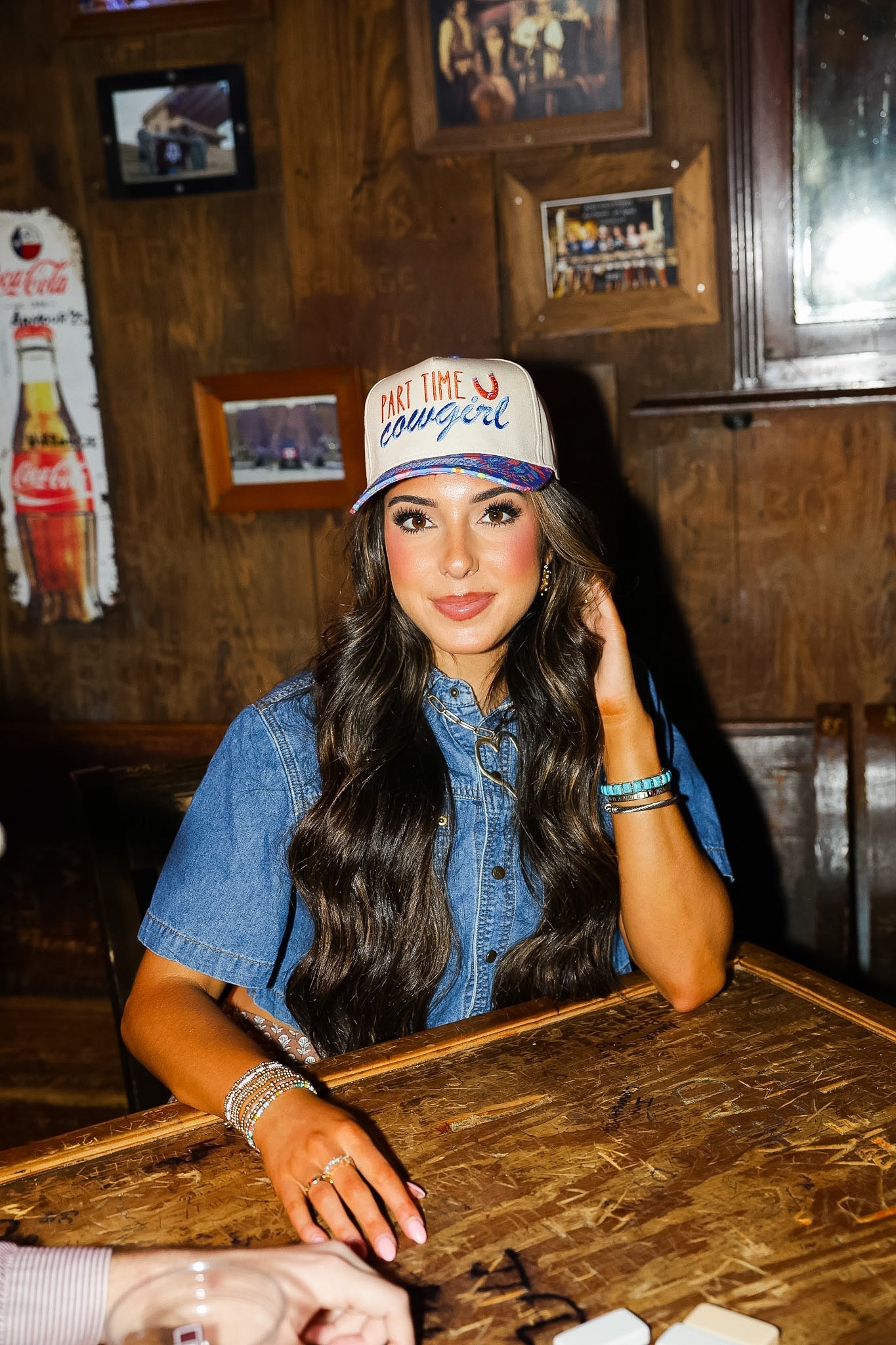 PART TIME COWGIRL CANVAS CAP