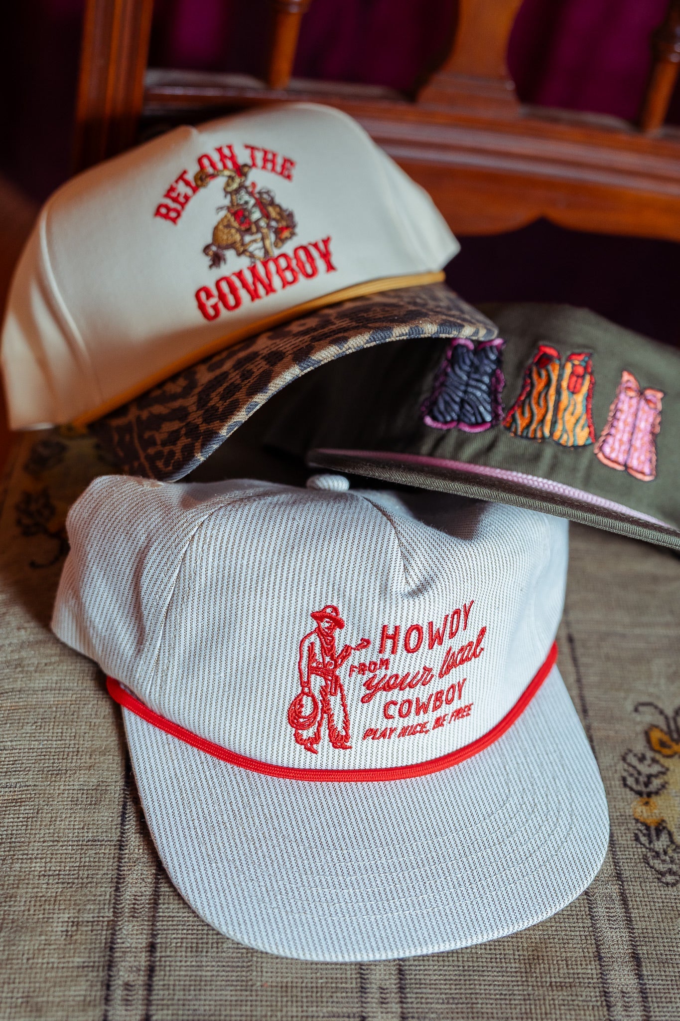 HOWDY FROM YOUR LOCAL COWBOY CANVAS CAP