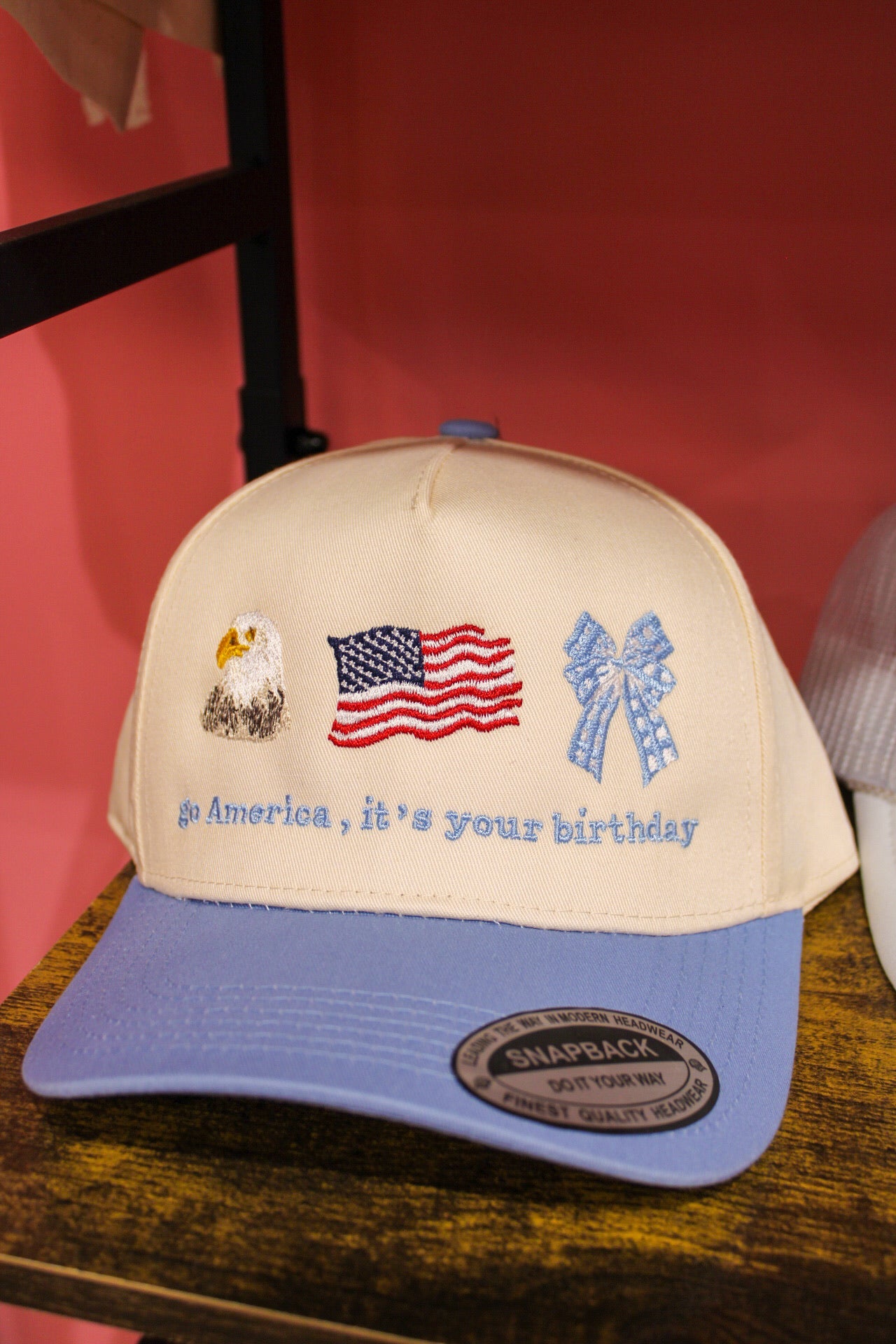 GO AMERICA, IT'S YOUR BIRTHDAY CANVAS CAP