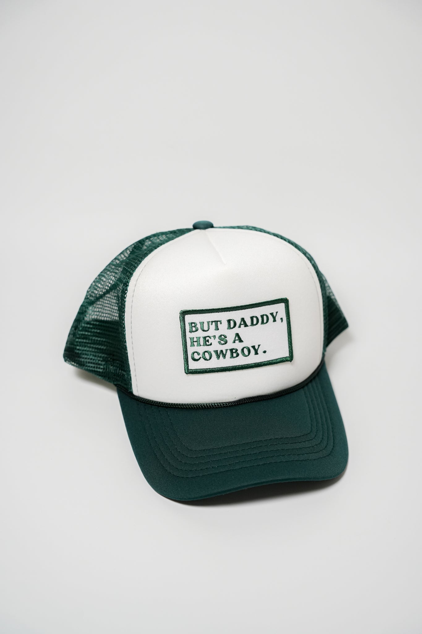 BUT DADDY, HE'S A COWBOY TRUCKER HAT | CANVAS CAP