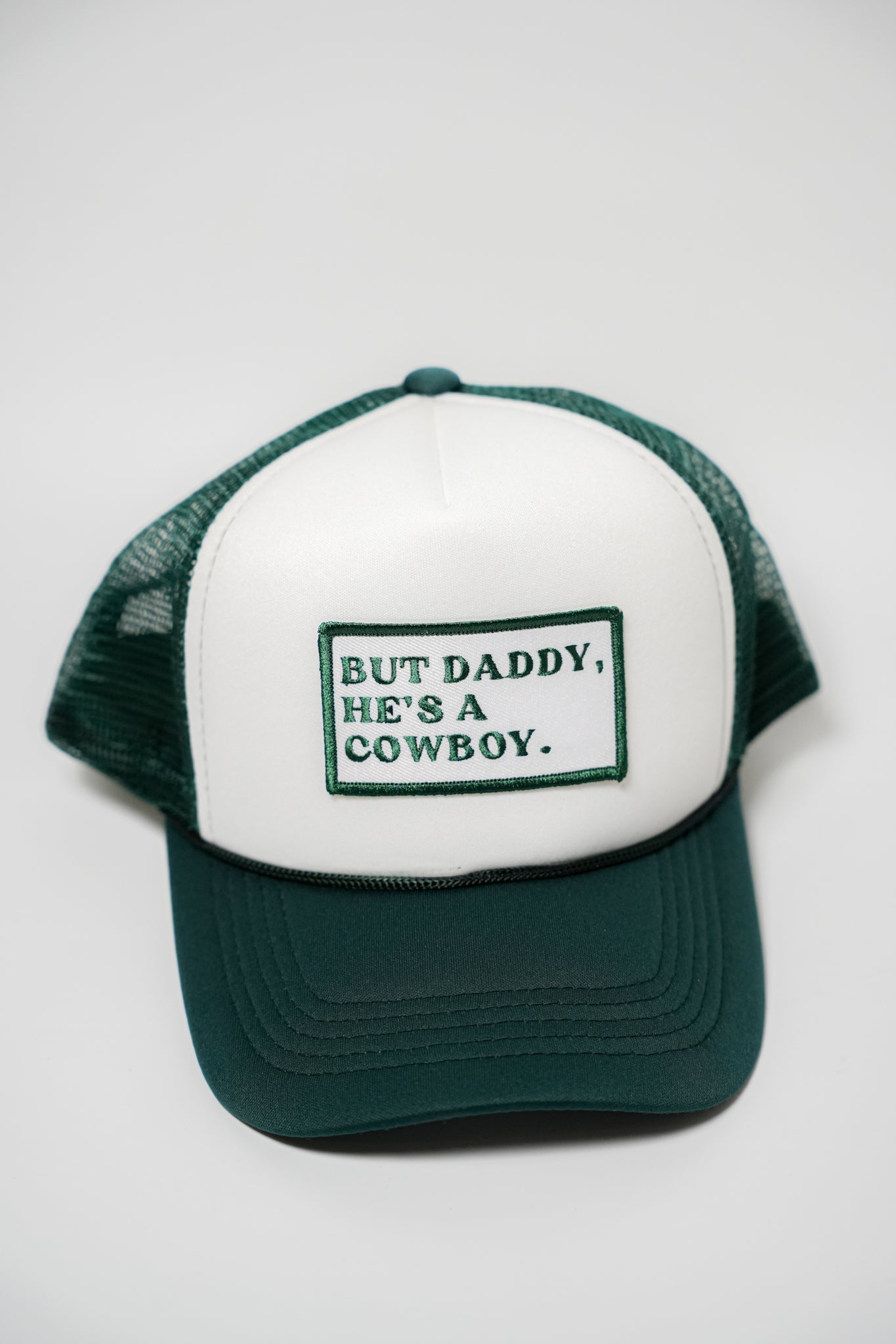 BUT DADDY, HE'S A COWBOY TRUCKER HAT | CANVAS CAP
