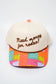 NEED MONEY FOR RODEO CANVAS CAP