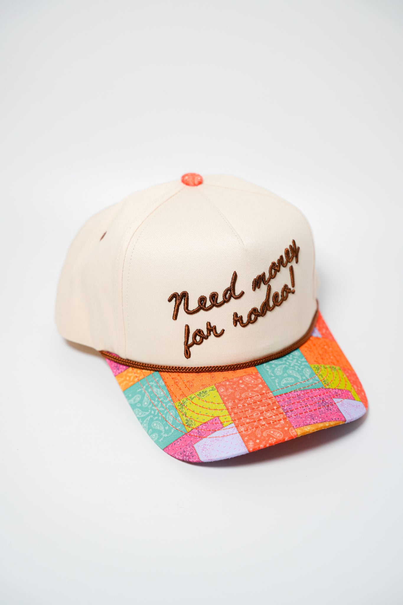 NEED MONEY FOR RODEO CANVAS CAP
