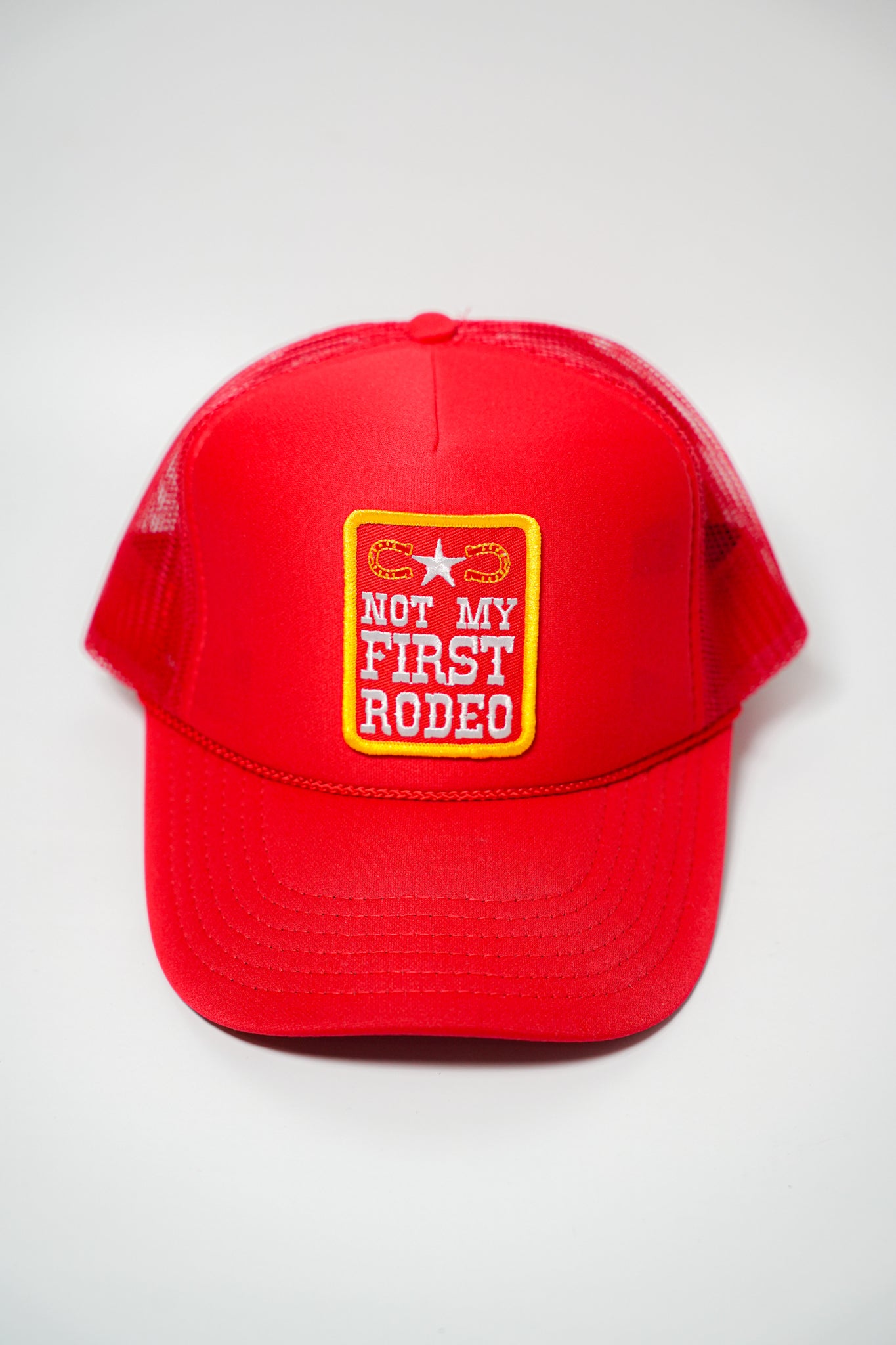 NOT MY FIRST RODEO TRUCKER HAT