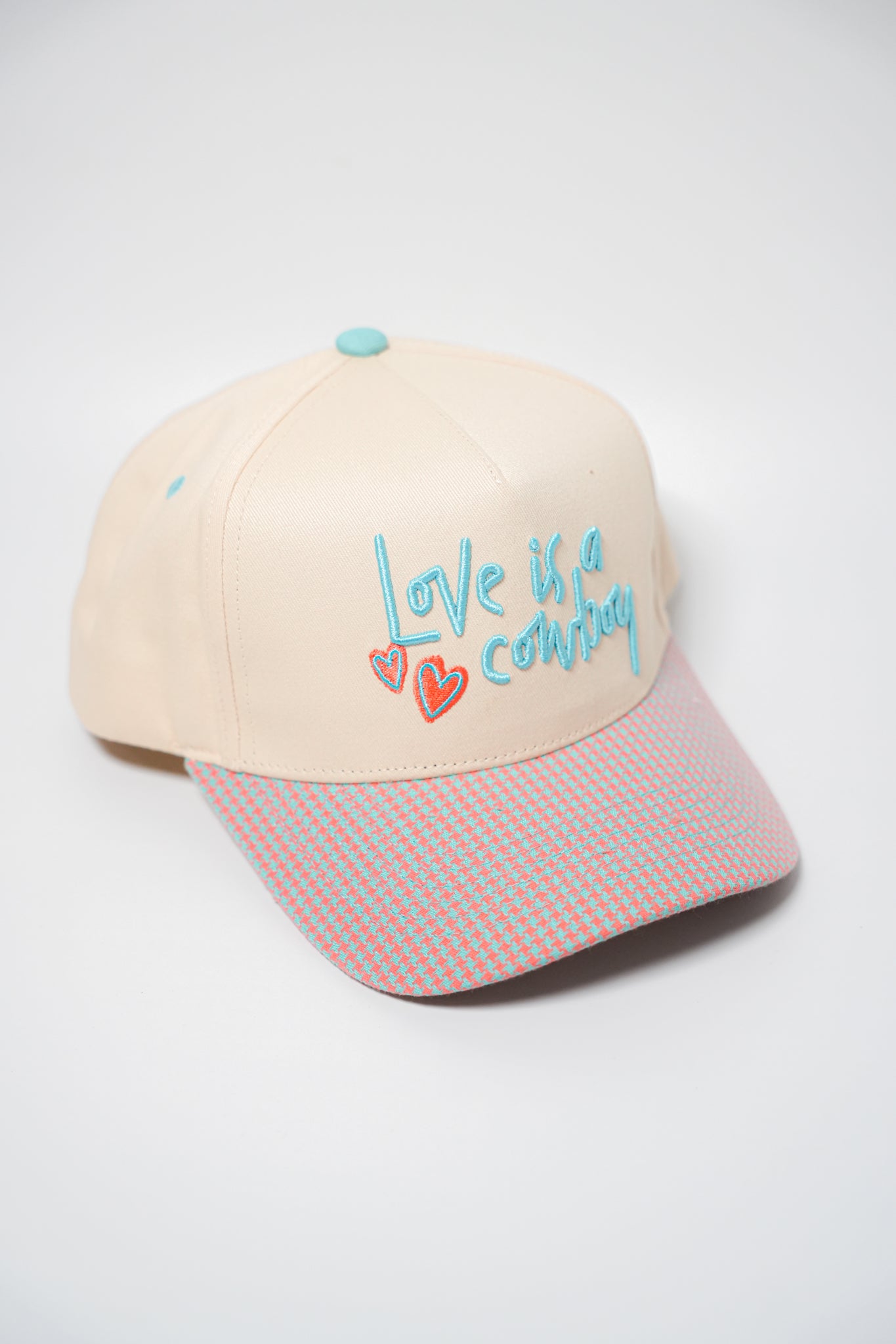 LOVE IS A COWBOY CANVAS CAP