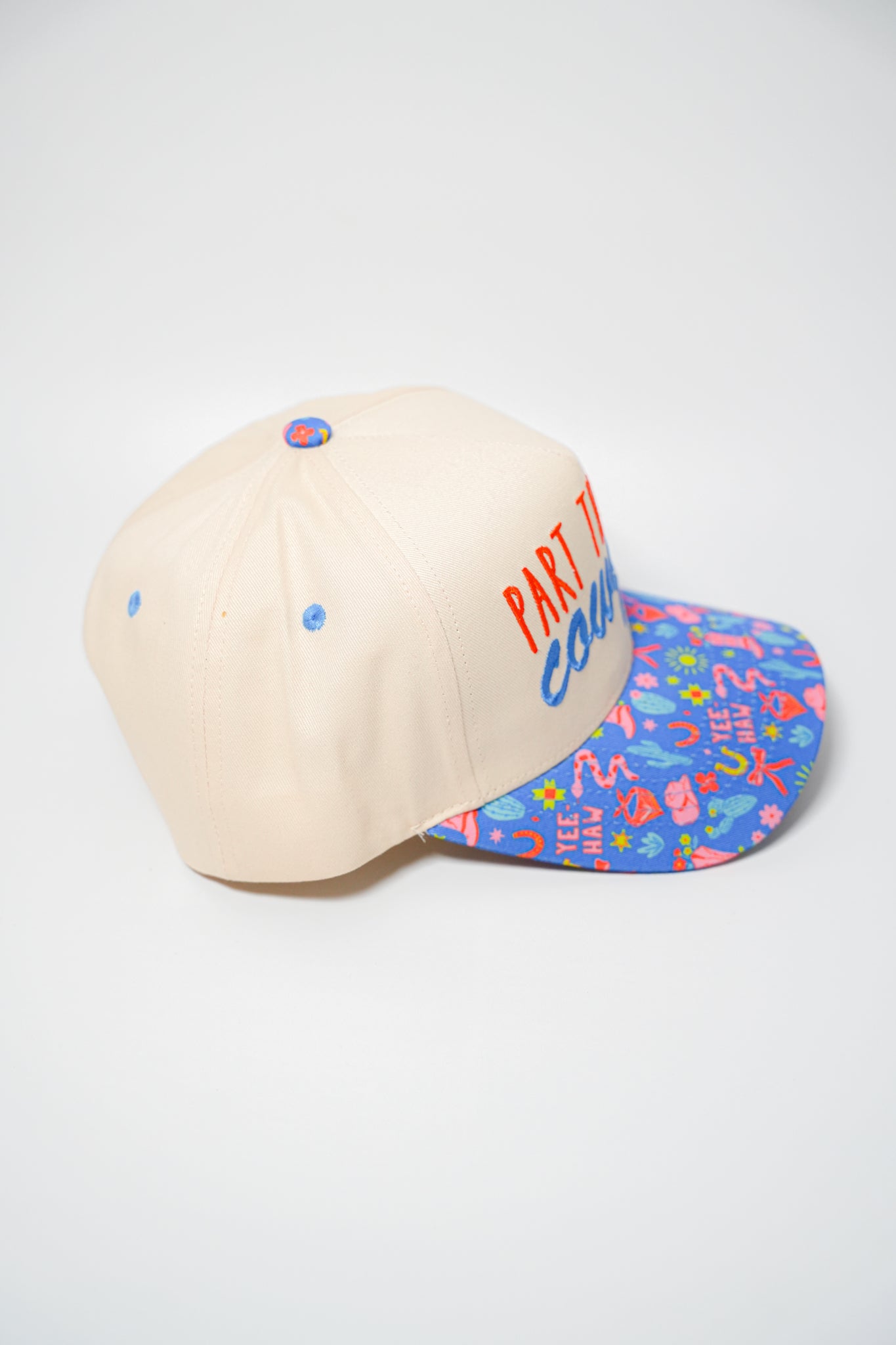 PART TIME COWGIRL CANVAS CAP