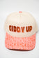 GIDDY UP CANVAS CAP