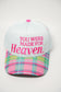 YOU WERE MADE FOR HEAVEN CANVAS CAP