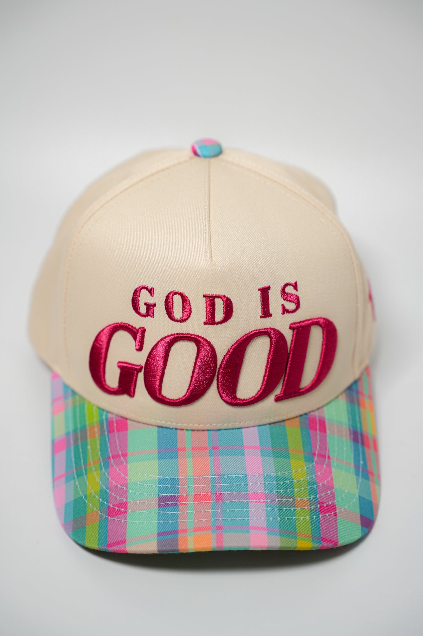 GOD IS GOOD CANVAS CAP