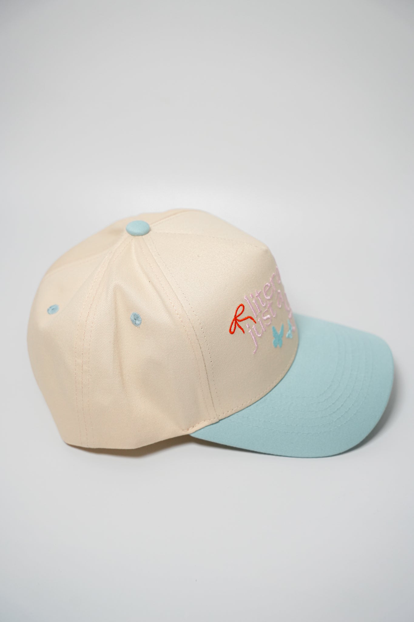 LITERALLY JUST A GIRL ICON CANVAS CAP