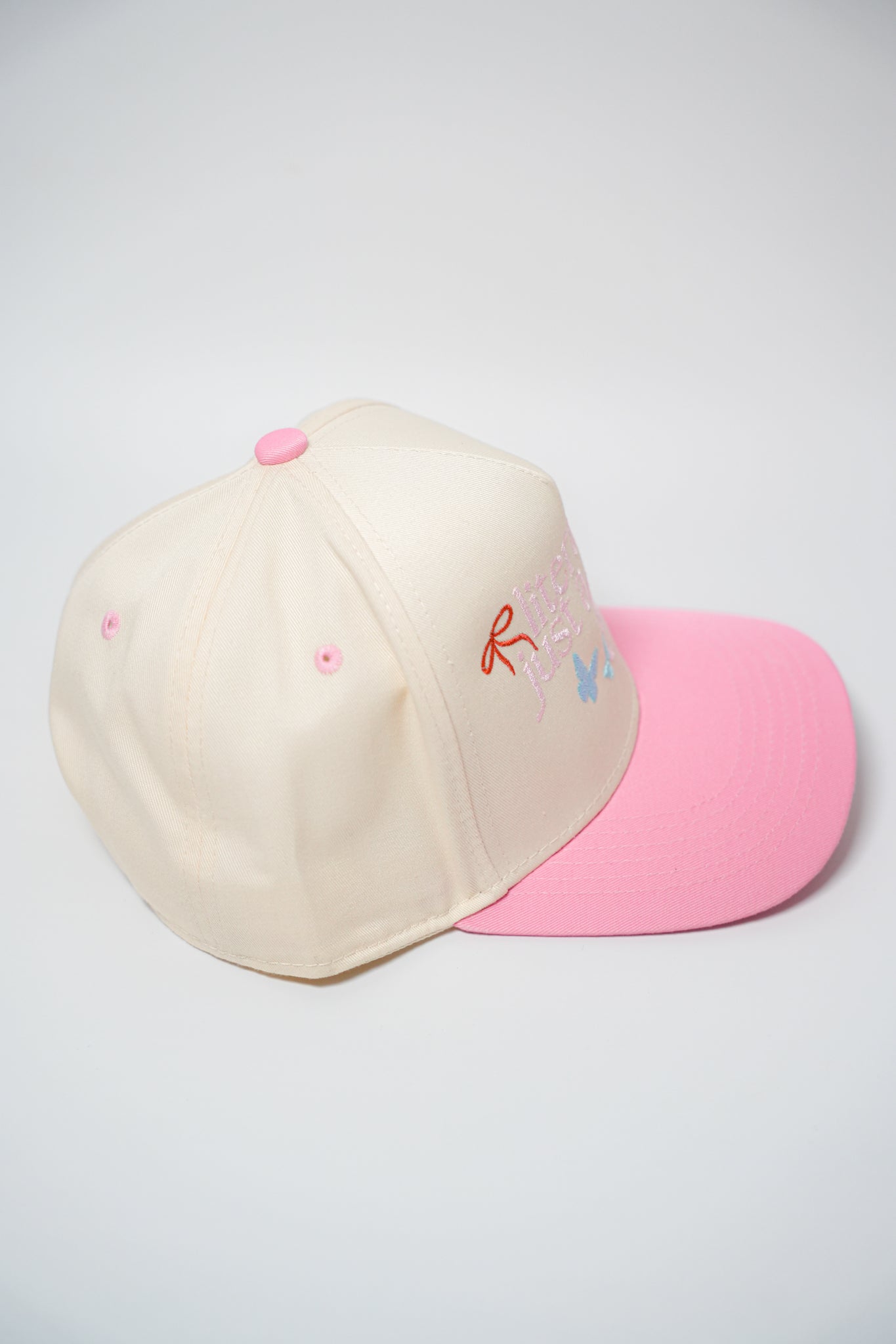 LITERALLY JUST A GIRL ICON CANVAS CAP