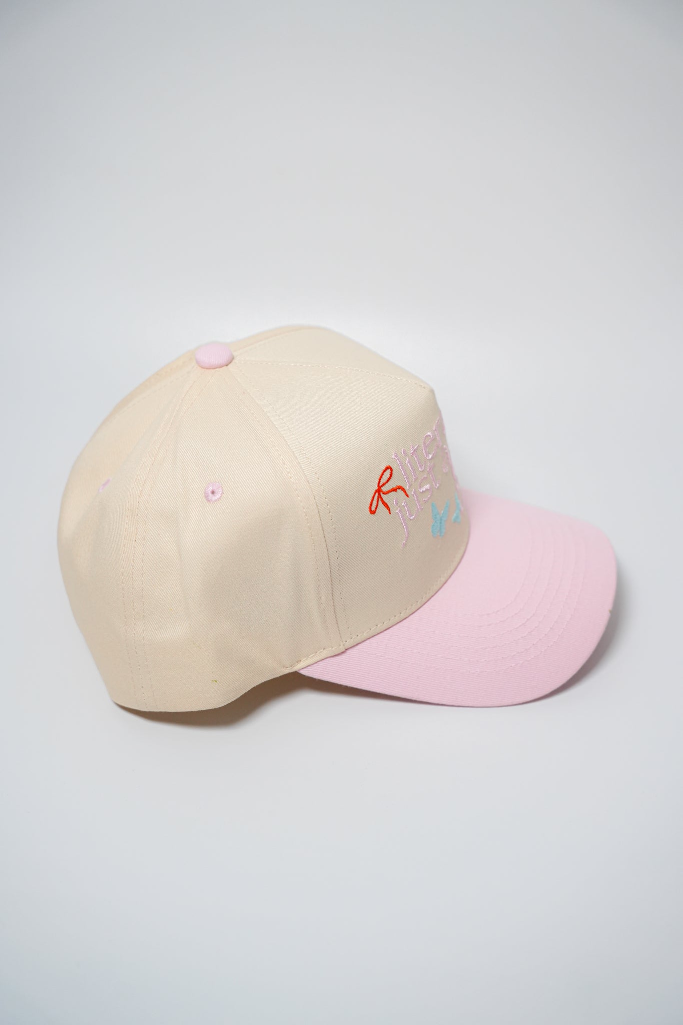 LITERALLY JUST A GIRL ICON CANVAS CAP