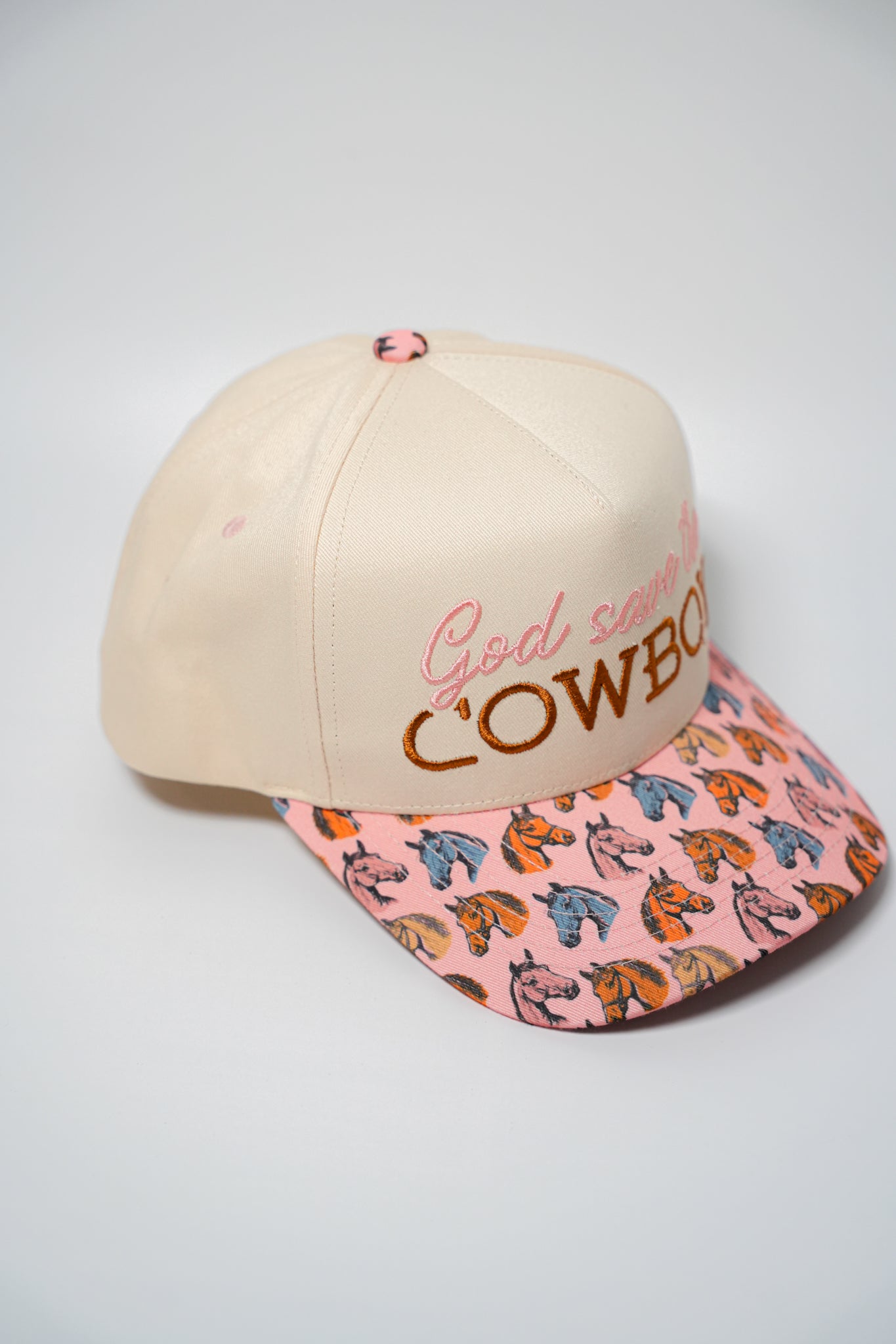 GOD SAVE THE COWBOY CANVAS CAP
