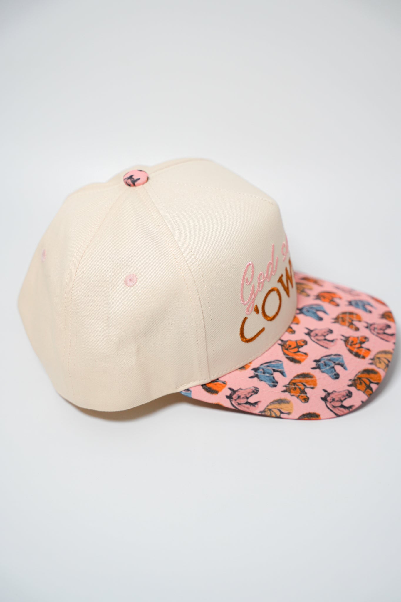 GOD SAVE THE COWBOY CANVAS CAP