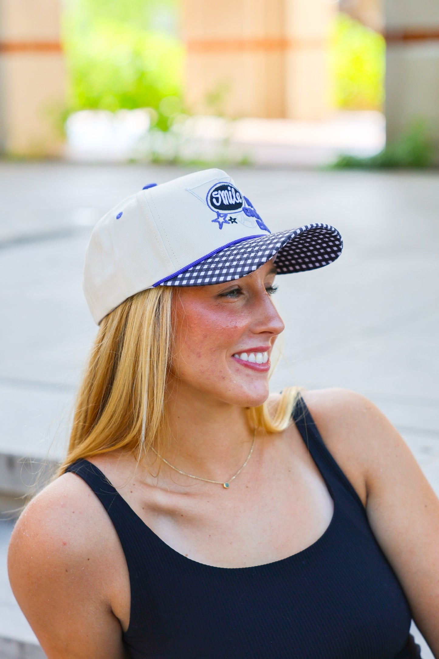 SMILE, IT’S GAME DAY CANVAS CAP